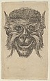 Monkey Mask, from "Divers Masques", François Chauveau  French, Etching