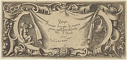 Title Plate, from "Quinque Sensuum", Franz Cleyn  German, Engraving
