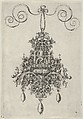 Pendant Design with Mars Seated Beneath an Arch, Jan Collaert I  Netherlandish, Engraving; second state of two (New Hollstein)