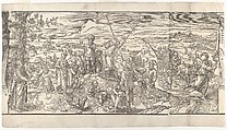 Festival of the New Moon from the frieze Ces Moeurs et fachons de faire de Turcz (Customs and Fashions of the Turks), After Pieter Coecke van Aelst (Netherlandish, Aelst 1502–1550 Brussels), Woodcut