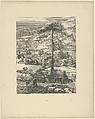 The Visions of a City Tree, from "Picture Poesies", John William North British, Wood engraving