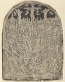 Crucifixion, Anonymous, Italian, 15th century  Italian, Engraving, printed in the niello style