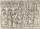 Procession of the Doge in Venice, Matteo Pagano (Italian, 1515–1588), Woodcut on eight sheets
