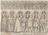 Procession of the Doge in Venice, Matteo Pagano (Italian, 1515–1588), Woodcut on eight sheets