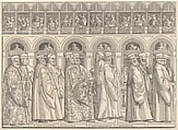 Procession of the Doge in Venice, Matteo Pagano (Italian, 1515–1588), Woodcut on eight sheets
