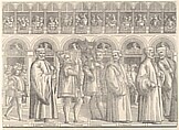 Procession of the Doge in Venice, Matteo Pagano (Italian, 1515–1588), Woodcut on eight sheets