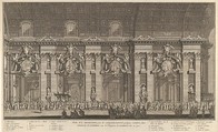 Procession held in Saint Peter's Basilica in honor of the Canonization of several Saints, Anonymous, French, 18th century  French, Etching and engraving