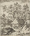 The Millstone near the Cask, Allart van Everdingen  Dutch, Engraving; first state of three