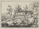 The Pilgrim with the Dog, Allart van Everdingen  Dutch, Engraving; first state of four