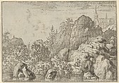 The Church on the Hill, Allart van Everdingen Dutch, Engraving; fourth state of four