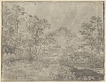 The Broad River, Allart van Everdingen  Dutch, Engraving; first state of two