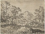 The Broad River, Allart van Everdingen  Dutch, Engraving; first state of two