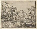 The Broad River, Allart van Everdingen  Dutch, Engraving; first state of two