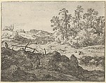 The Shepherd and the Lamb, Allart van Everdingen  Dutch, Engraving; first state of two