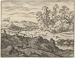The Shepherd and the Lamb, Allart van Everdingen  Dutch, Engraving; second state of two