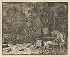 Renard Plays Another Trick on the She-Wolf from Hendrick van Alcmar's Renard The Fox, Allart van Everdingen Dutch, Engraving; fourth state of five
