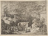 The Fourth Spring, Allart van Everdingen  Dutch, Etching; first state of two