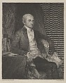 John Jay, Asher Brown Durand  American, Engraving on chine collé; second state of three, proof before the name