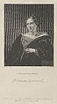 Catherine Maria Sedgwick, Asher Brown Durand  American, Engraving on chine collé