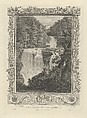 The Falls of the Sawkill, Asher Brown Durand American, Steel engraving