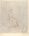 Normandy (La Normandie / Seated Figure), from "L'Estampe Originale", Pierre Puvis de Chavannes  French, Lithograph