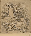 The Two Bathers, Auguste Renoir French, Etching on cream wove paper; only state