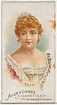 Theo, from World's Beauties, Series 1 (N26) for Allen & Ginter Cigarettes, Allen & Ginter  American, Commercial color lithograph