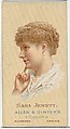 Sara Jewett, from World's Beauties, Series 2 (N27) for Allen & Ginter Cigarettes, Allen & Ginter  American, Commercial color lithograph