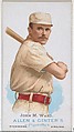 John M. Ward, Baseball Player, from World's Champions, Series 1 (N28) for Allen & Ginter Cigarettes, Allen & Ginter American, Commercial color lithograph