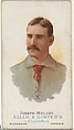 Joseph Mulvey, Baseball Player, from World's Champions, Series 1 (N28) for Allen & Ginter Cigarettes, Allen & Ginter American, Commercial color lithograph