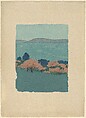 Harbor and Orchard, Arthur Wesley Dow  American, Color woodcut