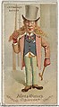 Amsterdam Banker, from World's Dudes series (N31) for Allen & Ginter Cigarettes, Allen & Ginter  American, Commercial color lithograph