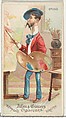 Studio, from World's Dudes series (N31) for Allen & Ginter Cigarettes, Allen & Ginter  American, Commercial color lithograph
