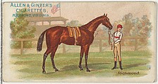 Richmond, from The World's Racers series (N32) for Allen & Ginter Cigarettes, Allen & Ginter American, Commercial color lithograph