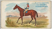 The Bard, from The World's Racers series (N32) for Allen & Ginter Cigarettes, Allen & Ginter American, Commercial color lithograph