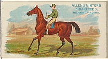 Banburg, from The World's Racers series (N32) for Allen & Ginter Cigarettes, Allen & Ginter American, Commercial color lithograph