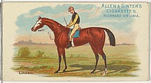 Linden, from The World's Racers series (N32) for Allen & Ginter Cigarettes, Allen & Ginter American, Commercial color lithograph