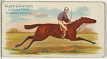 Sir Dixon, from The World's Racers series (N32) for Allen & Ginter Cigarettes, Allen & Ginter American, Commercial color lithograph