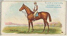 Tea Tray, from The World's Racers series (N32) for Allen & Ginter Cigarettes, Allen & Ginter American, Commercial color lithograph