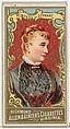 Empress of Germany, from World's Sovereigns series (N34) for Allen & Ginter Cigarettes, Allen & Ginter American, Commercial color lithograph