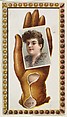 Card Number 9, cut-out from banner advertising the Opera Gloves series (G29) for Allen & Ginter Cigarettes, Allen & Ginter  American, Commercial color lithograph