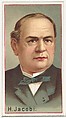 H. Jacobi, printer's sample for the World's Inventors souvenir album (A25) for Allen & Ginter Cigarettes, Allen & Ginter American, Commercial color lithograph