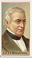 Sir Charles Wheatstone, printer's sample for the World's Inventors souvenir album (A25) for Allen & Ginter Cigarettes, Allen & Ginter  American, Commercial color lithograph