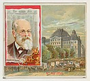 Charles A. Dana, The New York Sun, from the American Editors series (N35) for Allen & Ginter Cigarettes, Allen & Ginter American, Commercial color lithograph