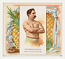 Theobaud Bauer, Graeco-Roman Wrestler, from World's Champions, Second Series (N43) for Allen & Ginter Cigarettes, Allen & Ginter American, Commercial lithograph