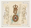 Jewel of Order of Saint Patrick, Great Britain, from the World's Decorations series (N44) for Allen & Ginter Cigarettes, Allen & Ginter  American, Commercial color lithograph