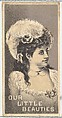 From the Actresses series (N57) promoting Our Little Beauties Cigarettes for Allen & Ginter brand tobacco products, Allen & Ginter  American, Photolithograph