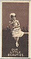 From the Actresses series (N57) promoting Our Little Beauties Cigarettes for Allen & Ginter brand tobacco products, Allen & Ginter  American, Photolithograph