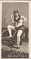 From the Actresses series (N57) promoting Our Little Beauties Cigarettes for Allen & Ginter brand tobacco products, Allen & Ginter  American, Photolithograph