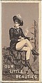 From the Actresses series (N57) promoting Our Little Beauties Cigarettes for Allen & Ginter brand tobacco products, Allen & Ginter  American, Photolithograph